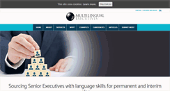 Desktop Screenshot of multilingualexecutives.com